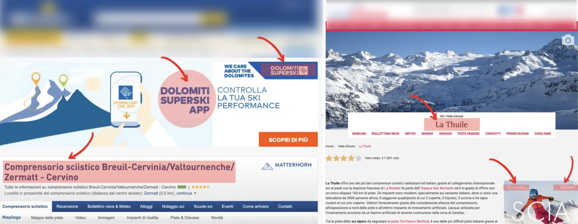 Analisi siti concorrenti